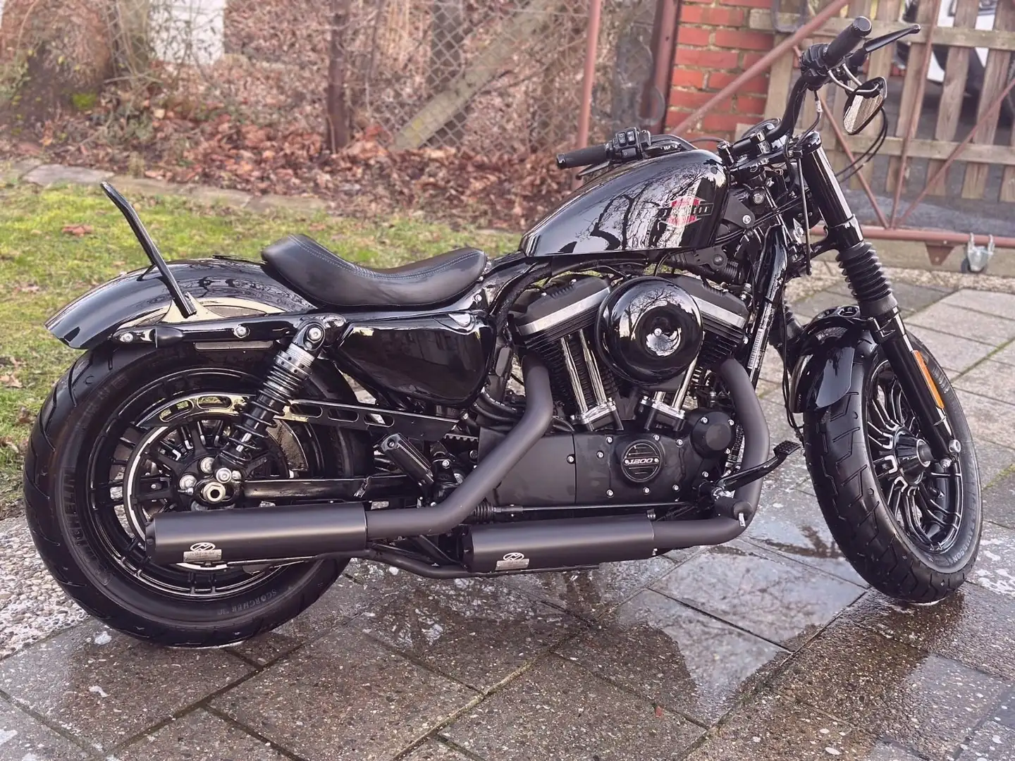 Harley-Davidson Sportster Forty Eight Zwart - 1