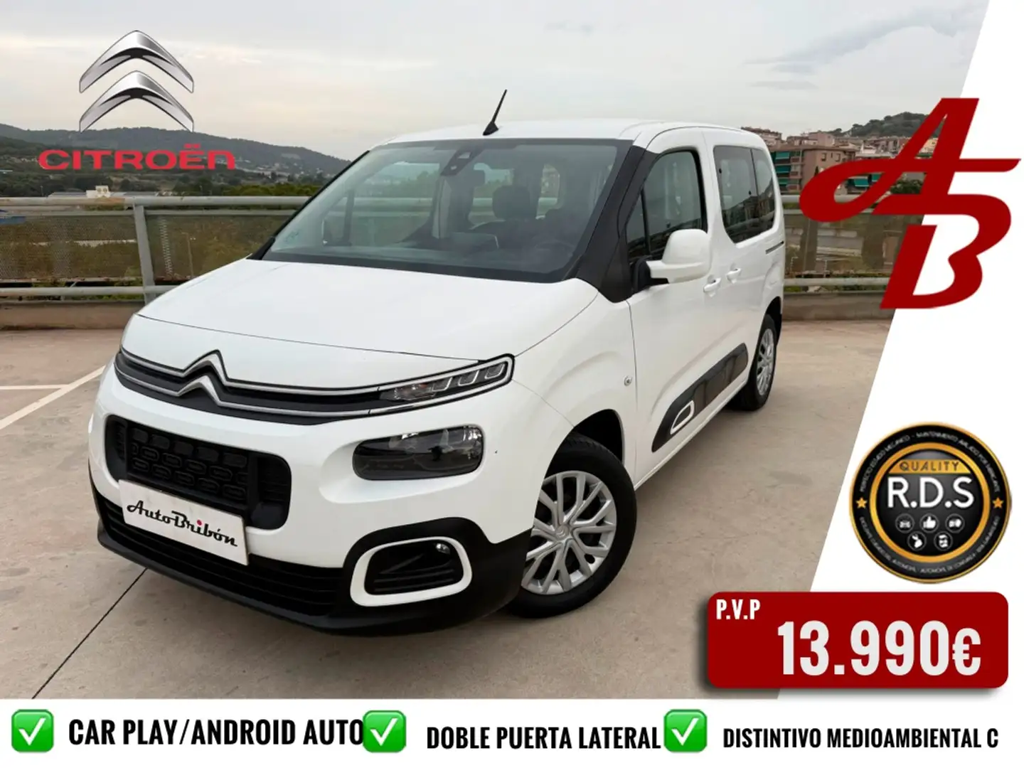 Citroen Berlingo BlueHDi S&S Talla M Feel 100 Blanco - 1