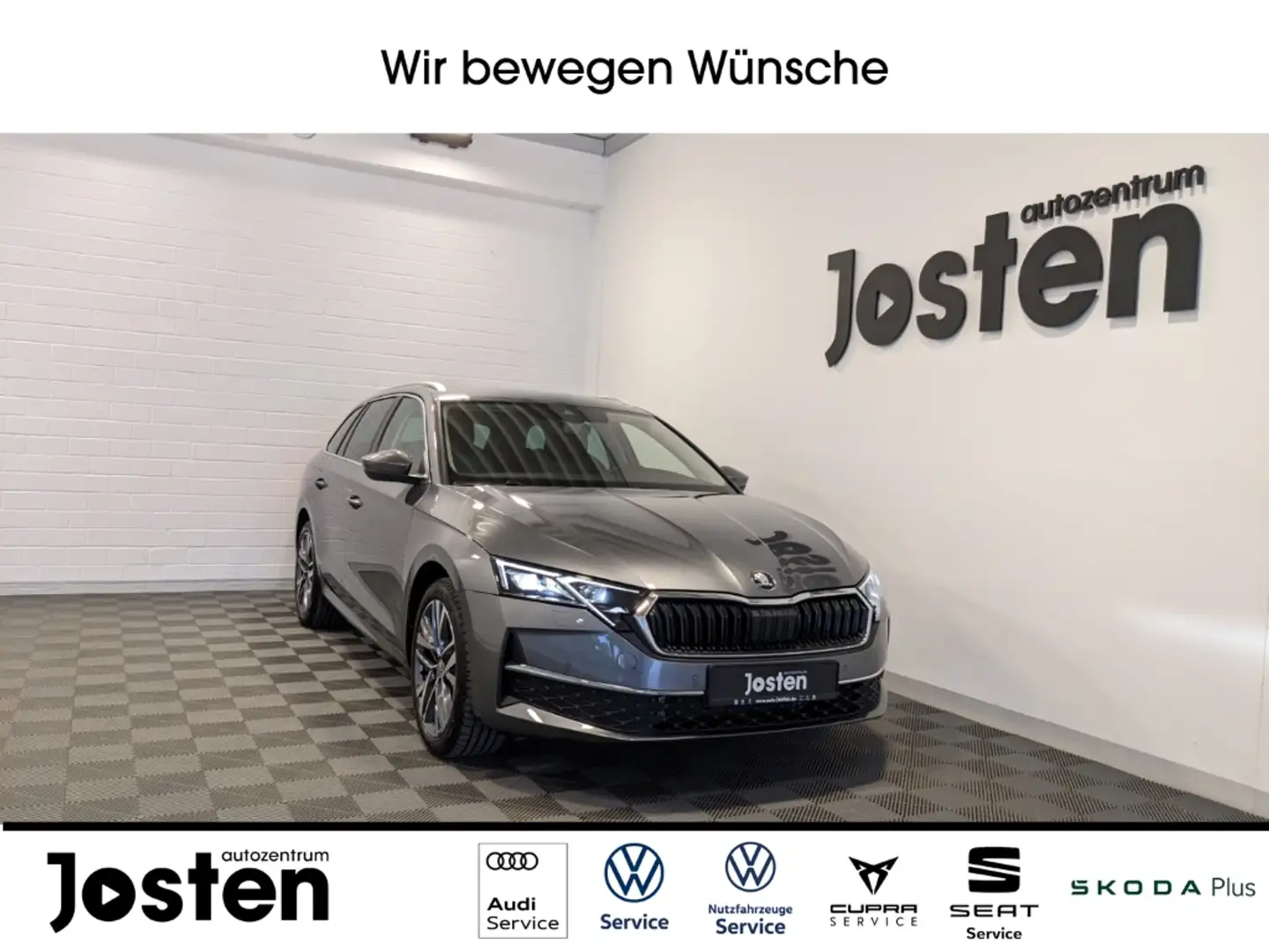 Skoda Octavia Selection 2.0 TDI DSG Navi MTRX ACC CarPlay Gris - 1