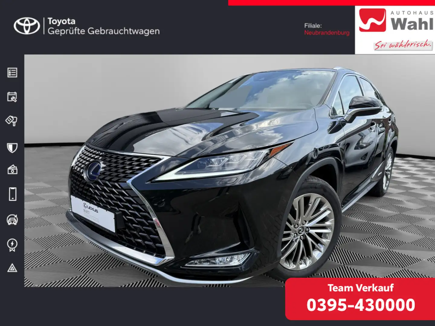 Lexus RX 450h AWD Luxury Line crna - 1