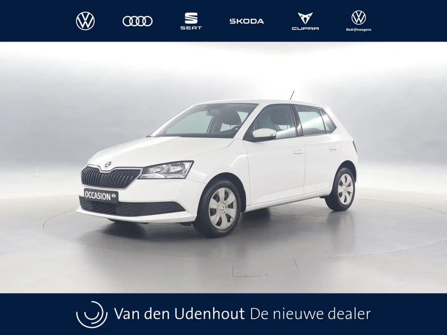 Skoda Fabia 1.0 75pk Active / Airco / Cruise Control / Elek. R Blanc - 1