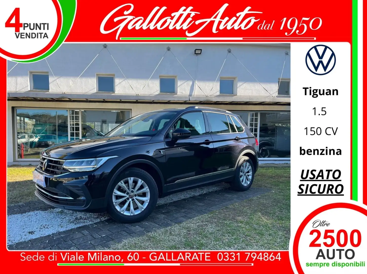 Volkswagen Tiguan 1.5 tsi 150 cv Gris - 1