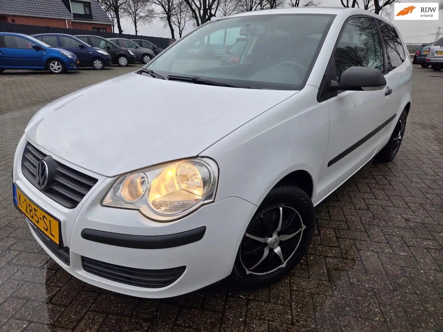 Volkswagen Polo 1.2 Easyline 2007. Airco/CV/Elektrische ramen etc. Weiß - 1
