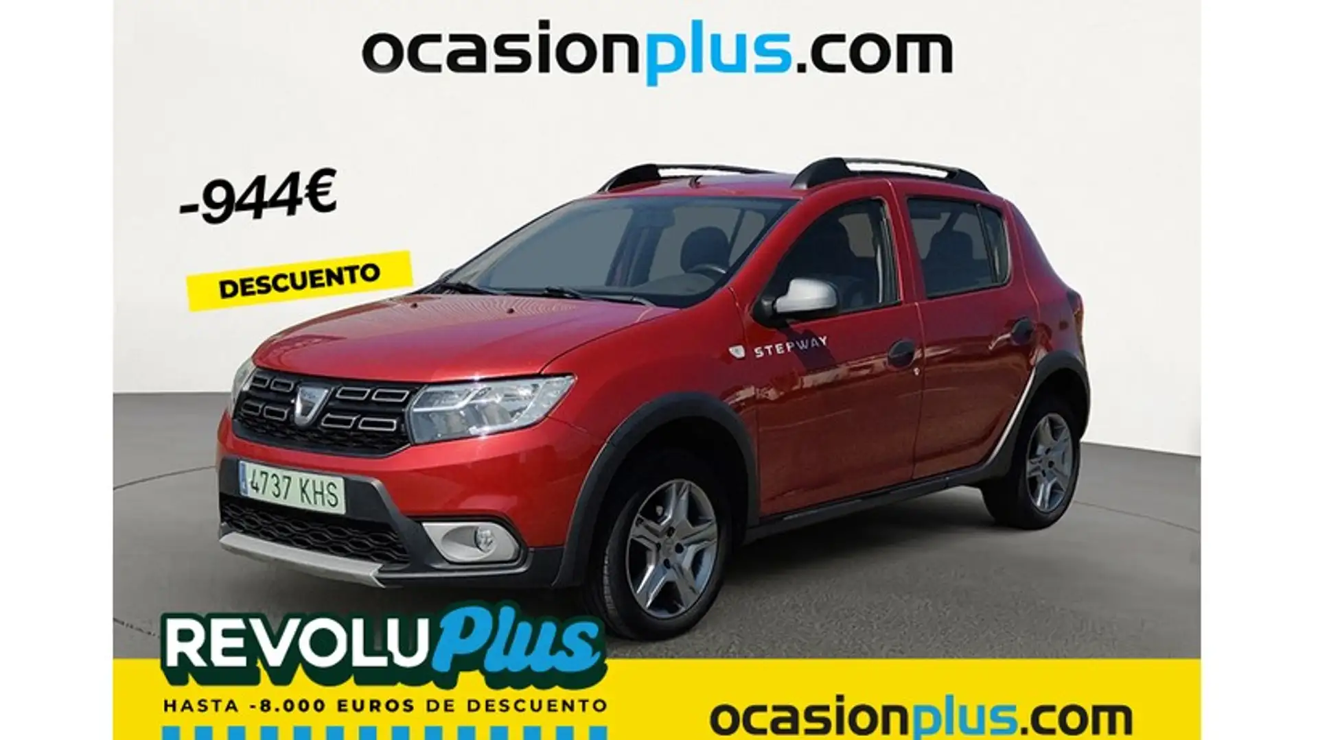 Dacia Sandero 0.9 TCE Stepway Ambiance 66kW Rood - 1