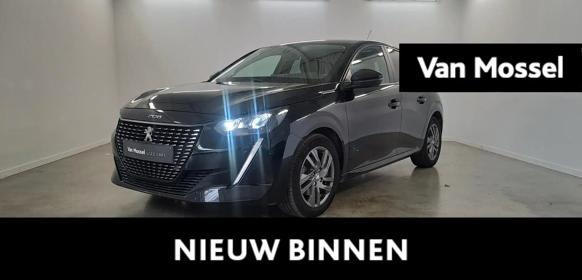 Peugeot 208 1.2 PureTech 100 MAN6 S&S Active Pack Zwart - 1