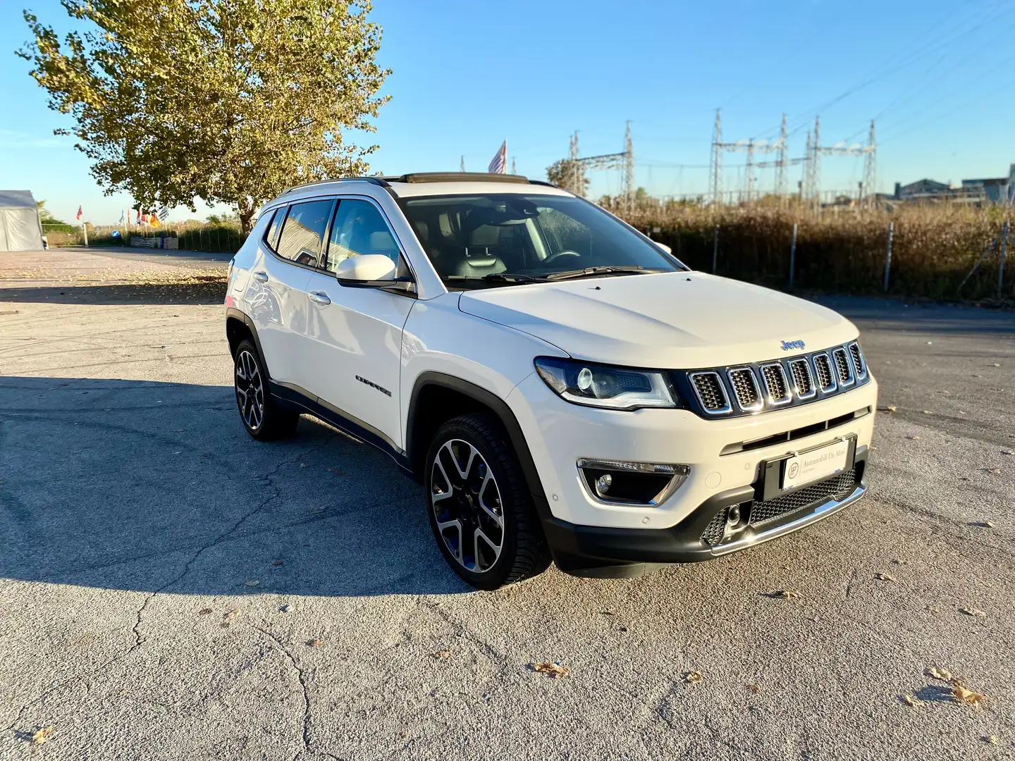 Jeep Compass 2.0 mjt Limited Navi 4wd 140cv auto UNICO PROPRIET Bianco - 1