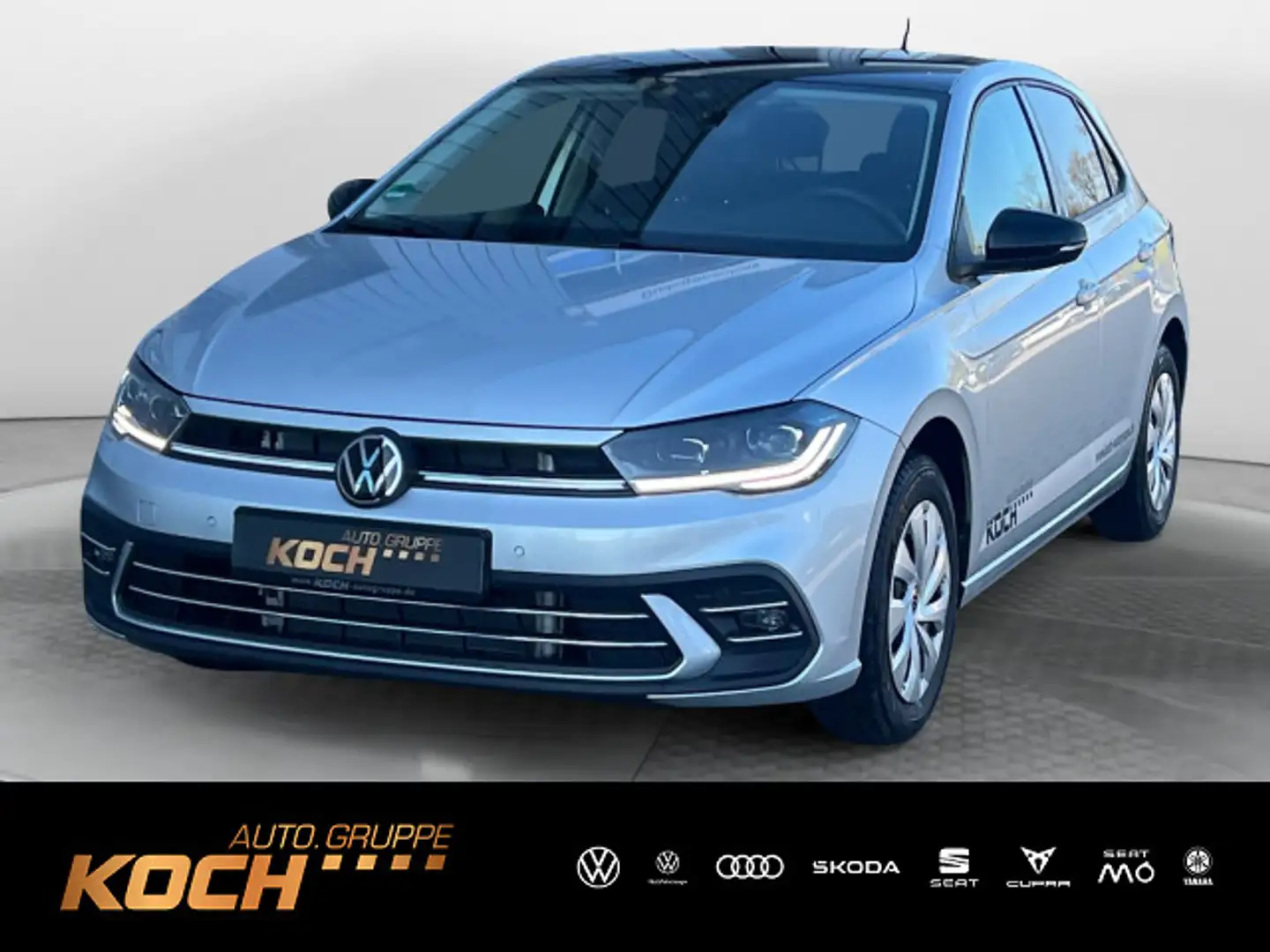 Volkswagen Polo Style 1.0 TSI OPF DSG |RooPack|Navi|RearVie Silber - 1