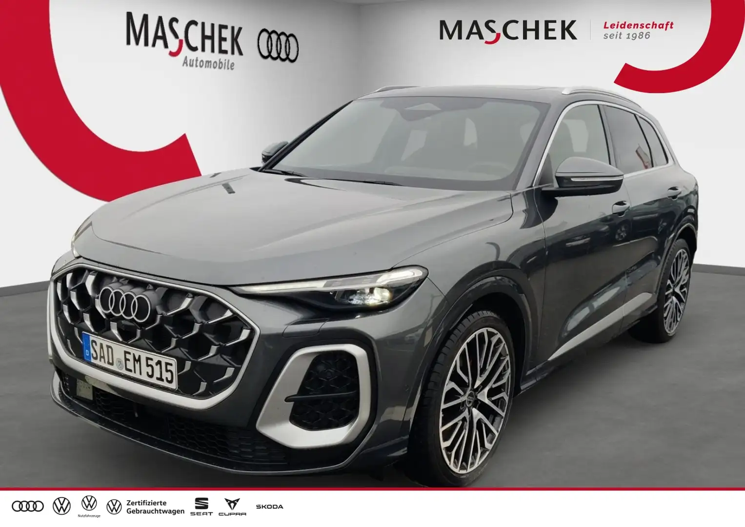 Audi SQ5 TFSI S tronic Pano Sitzlüft B&O 360° HUD ACC B&O P Grau - 1