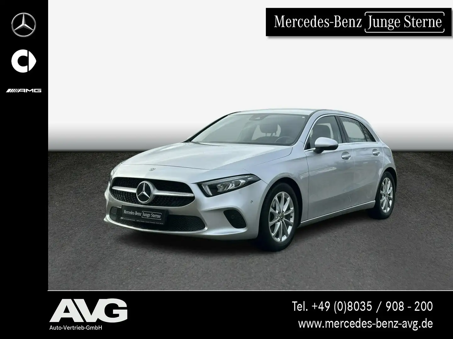 Mercedes-Benz A 200 A 200 Progressive 7G LED MBUX RFK Sitzh Ambiente Silber - 1