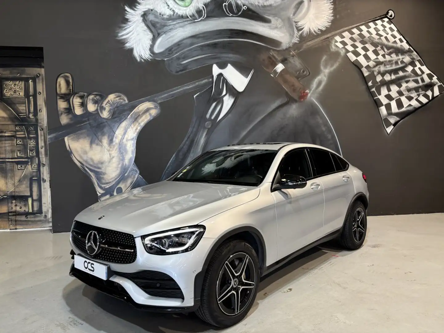 Mercedes-Benz GLC 220 Coupe 220 d AMG Line 4Matic Toit ouvrant / Suspension pneumatique Gris - 2