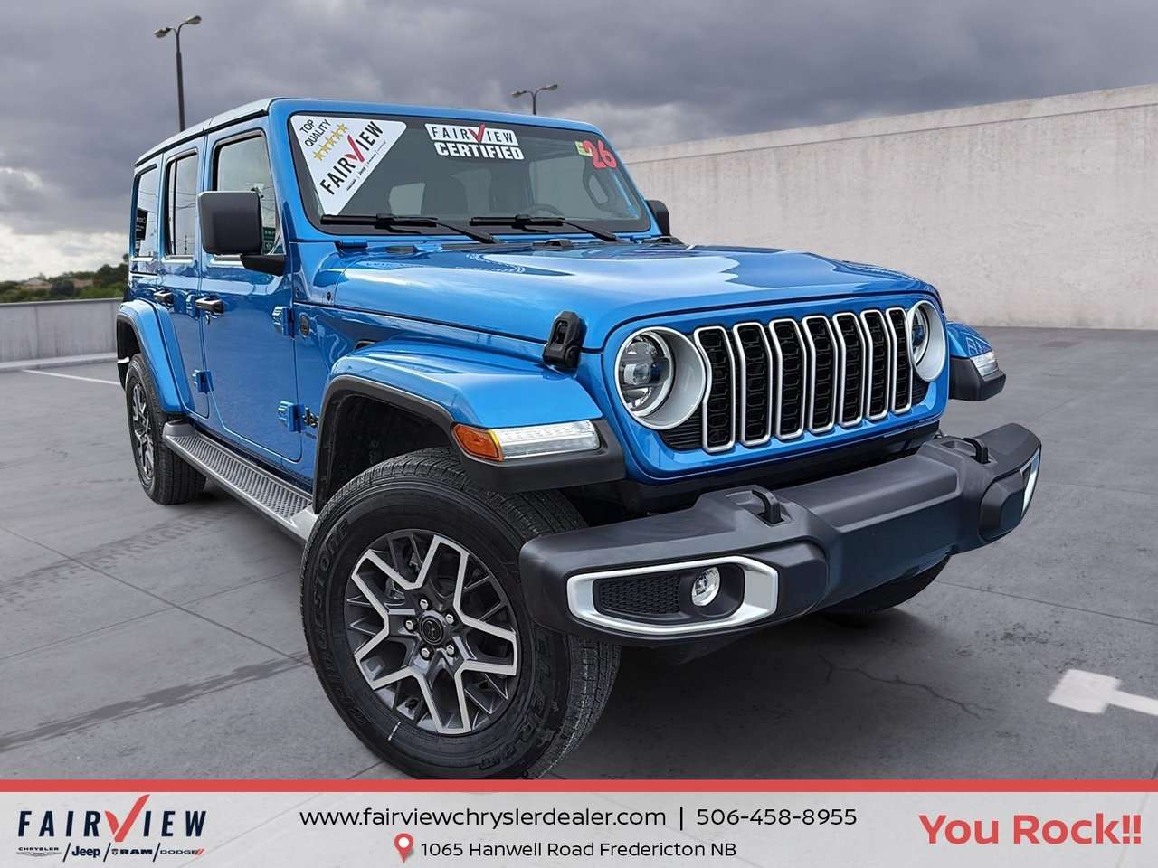 2026 Jeep Wrangler Sahara 20,000  off MSRP Colour matching top /