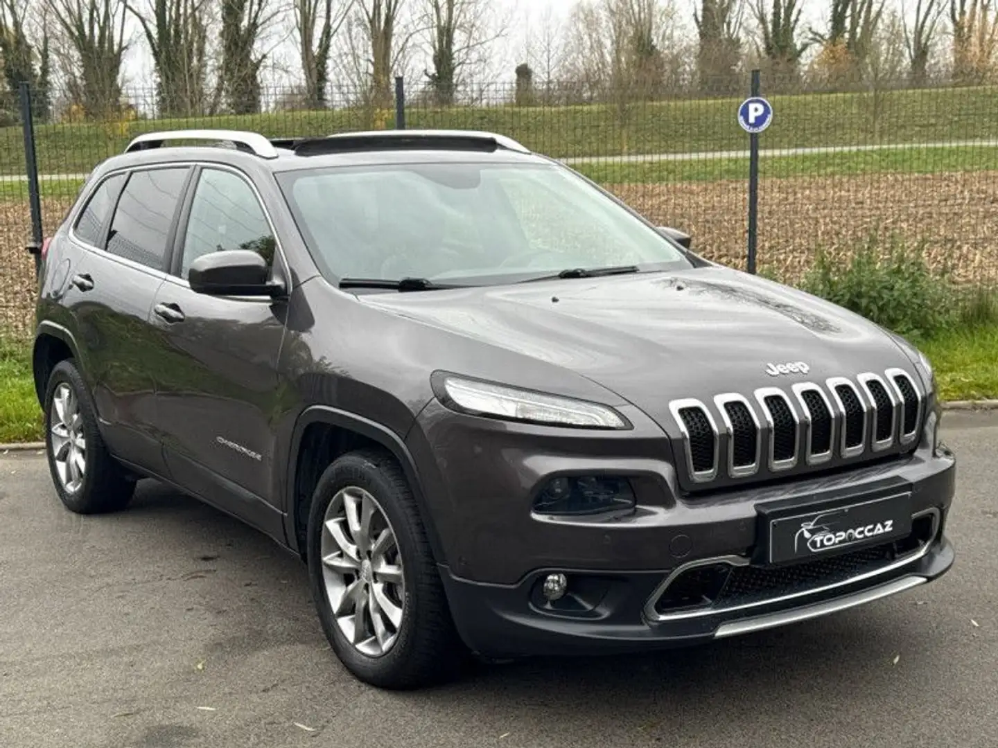 Jeep Cherokee 2.0 MULTIJET 140CH LIMITED * TOIT OUVRANT * GPS * CUIR * GARANTIE Gris - 2