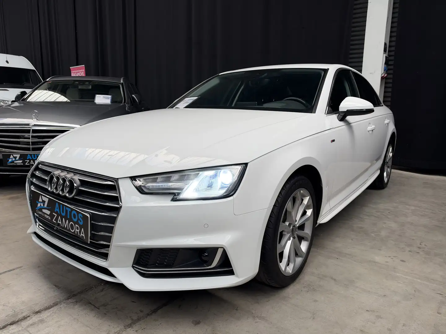 Audi A4 2.0TDI S line edition S tronic 110kW Blanco - 1