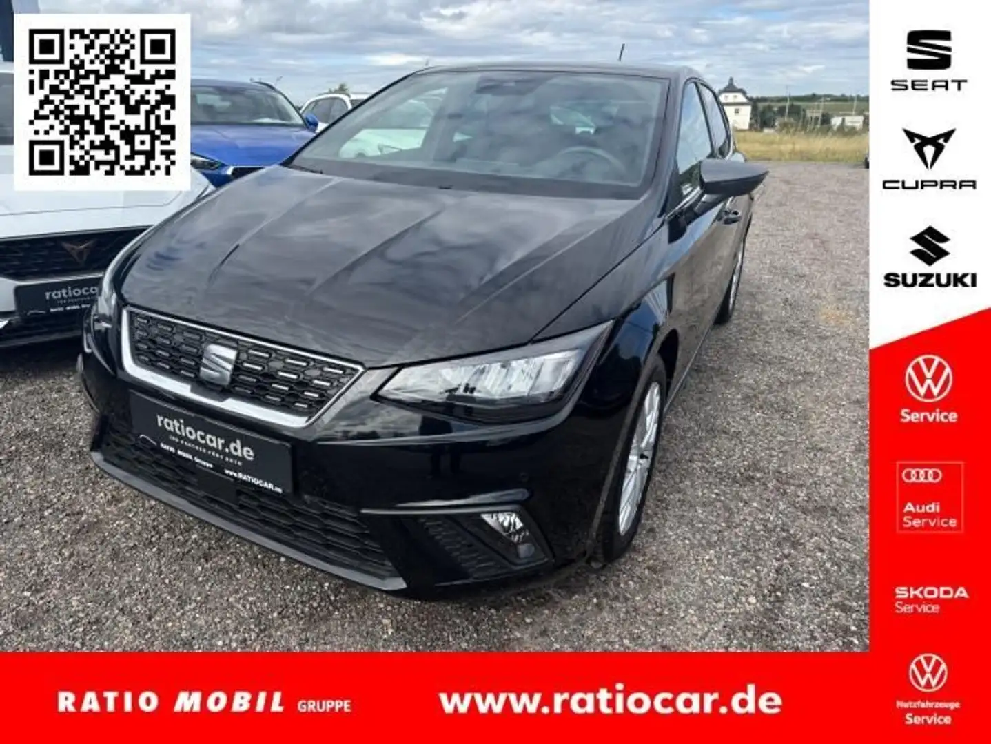 SEAT Ibiza IBIZA XCELLENCE 1.0 TSI GAR.-11/28*SHZ FULL-LINK Noir - 1
