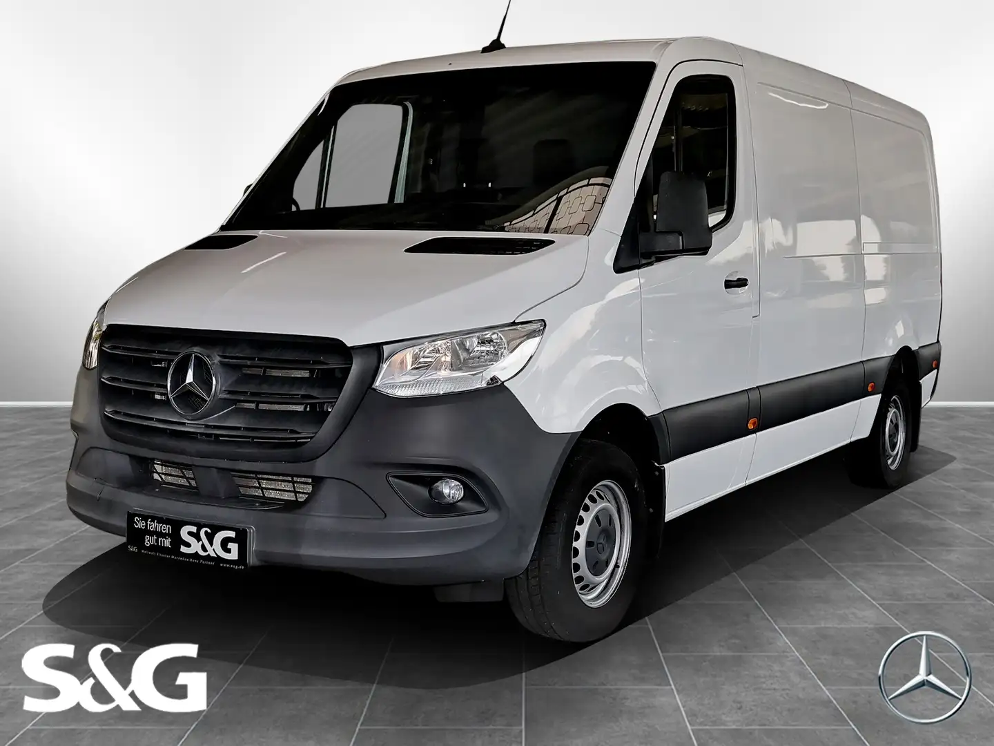Mercedes-Benz Sprinter 317 CDI Kasten Standard Klima Navi AHK Weiß - 1