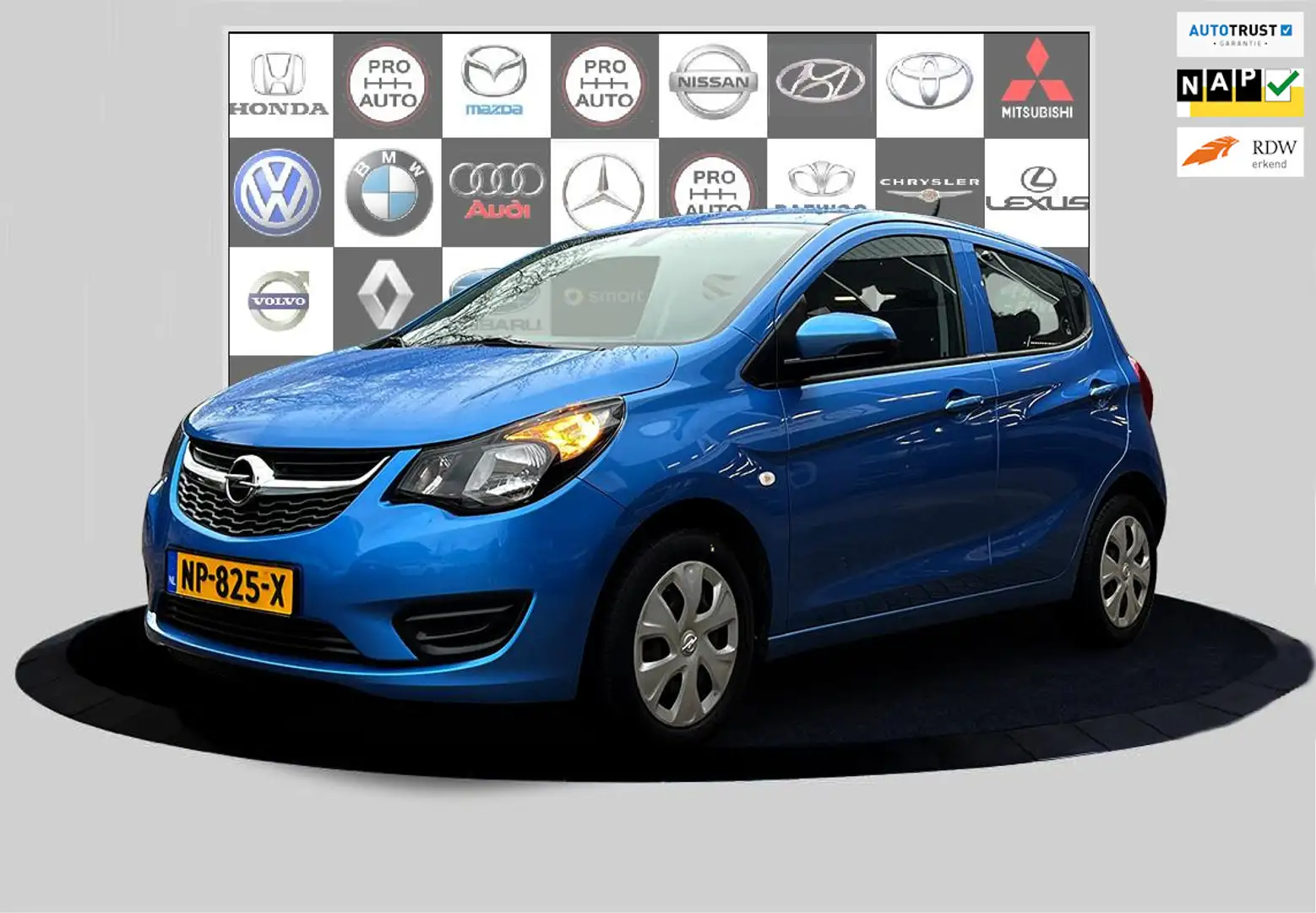 Opel Karl 1.0 ecoFLEX Edition Carplay_Airco_Cruise_City stan Blauw - 1