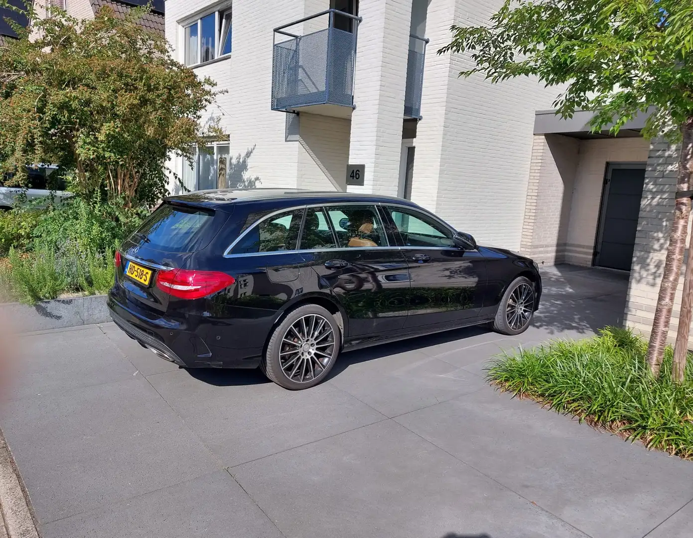 Mercedes-Benz C 200 AMG-line / Designo / luchtvering Zwart - 2
