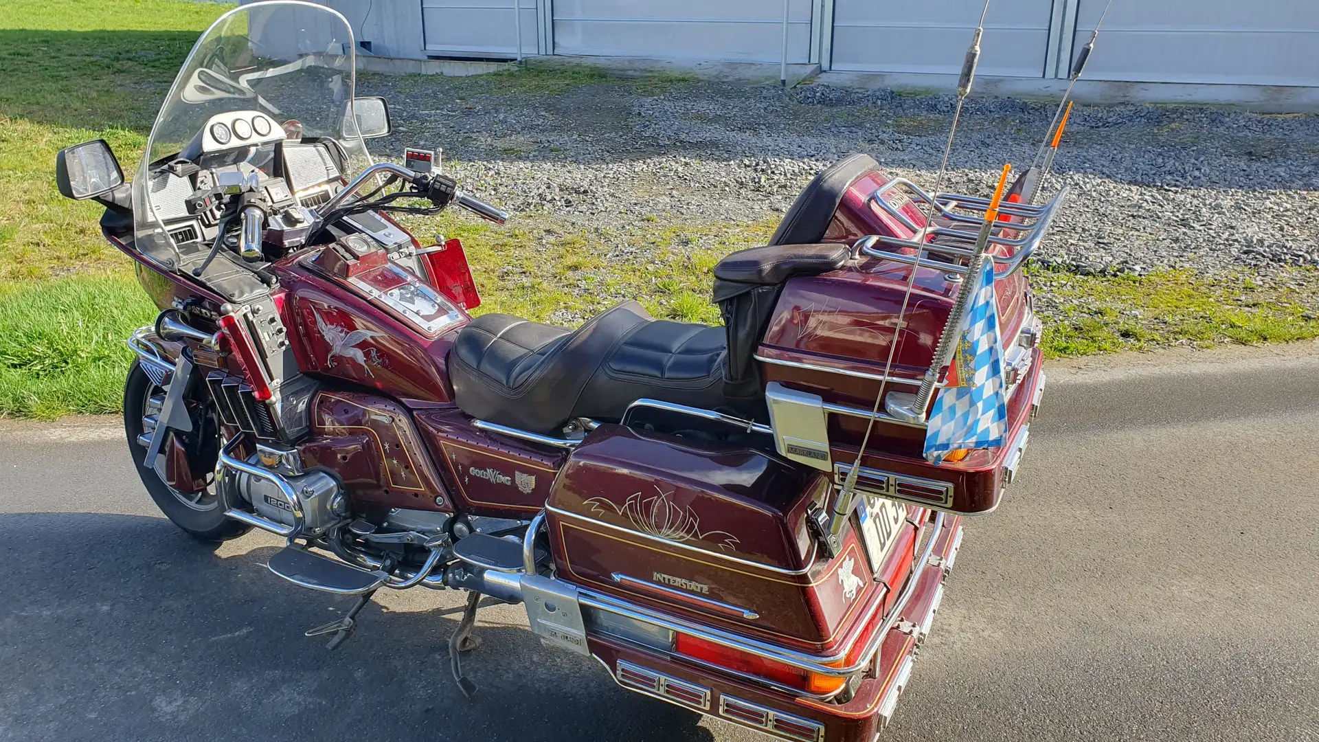Honda GL 1200 Honda Goldwing GL1200 Interstate  SC14 Červená - 2