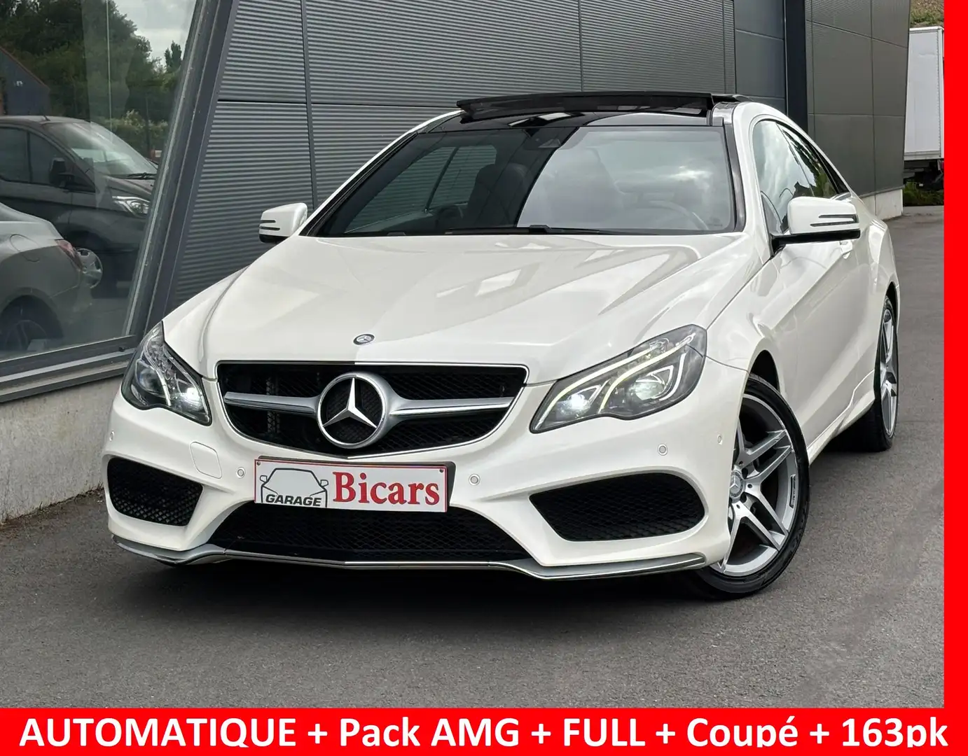 Mercedes-Benz E 220 d Coupé💎AUTOMATIQU *AMG*✅FULL OPTION Xenon Blanc - 1