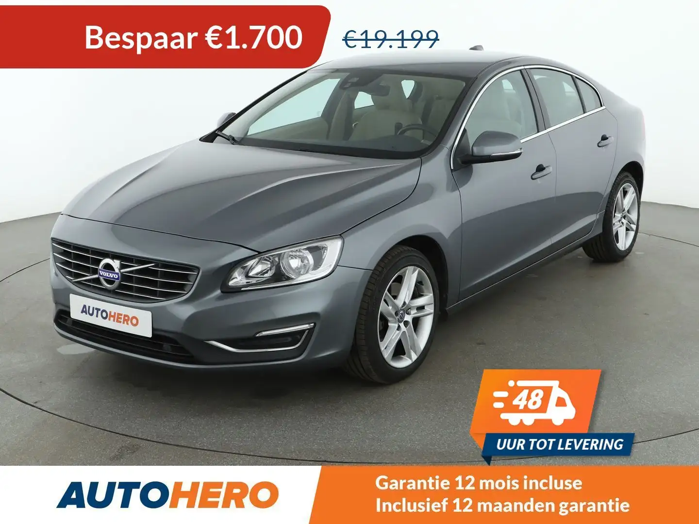 Volvo S60 2.0 D3 Business Gris - 1