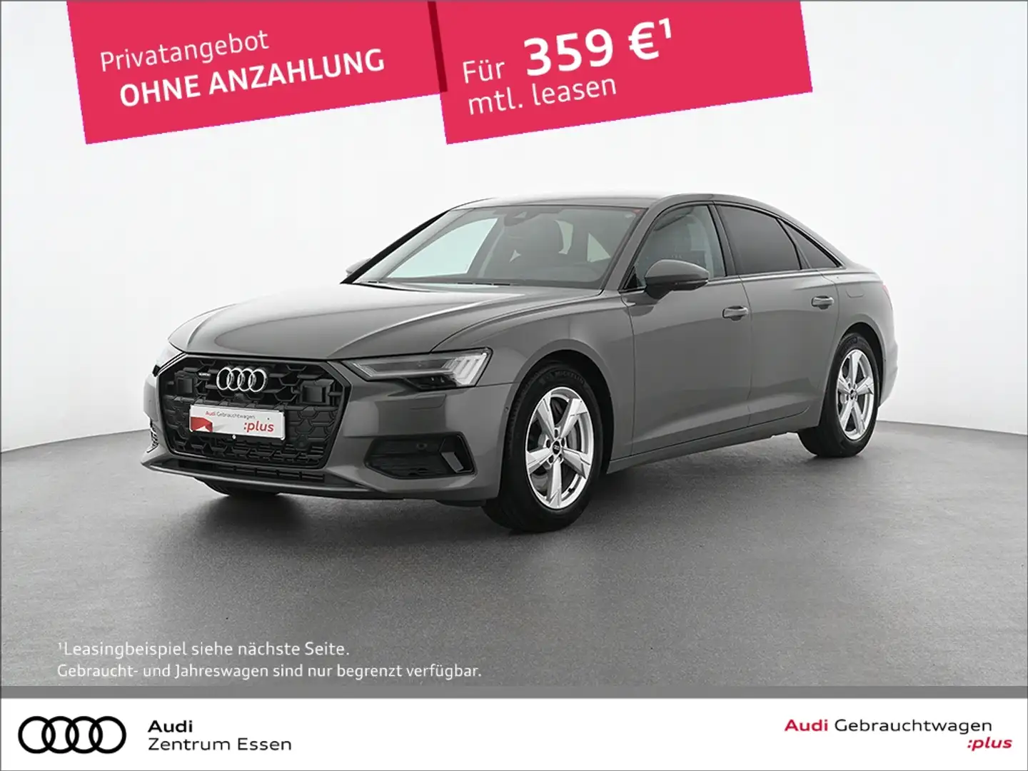 Audi A6 Limousine Advanced 50 TFSI e quattro S-TRONIC HD M Grau - 1