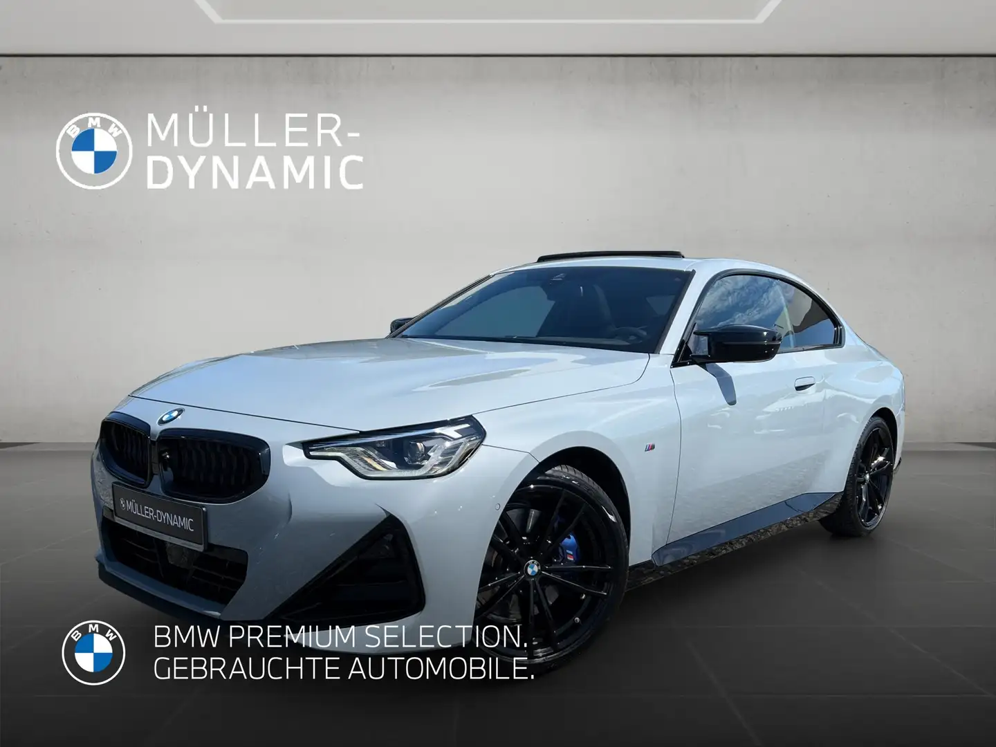 BMW 240 M240i xDrive COUPÈ LED HUD RÜCKFAHR HARMAN KARDON Gris - 1