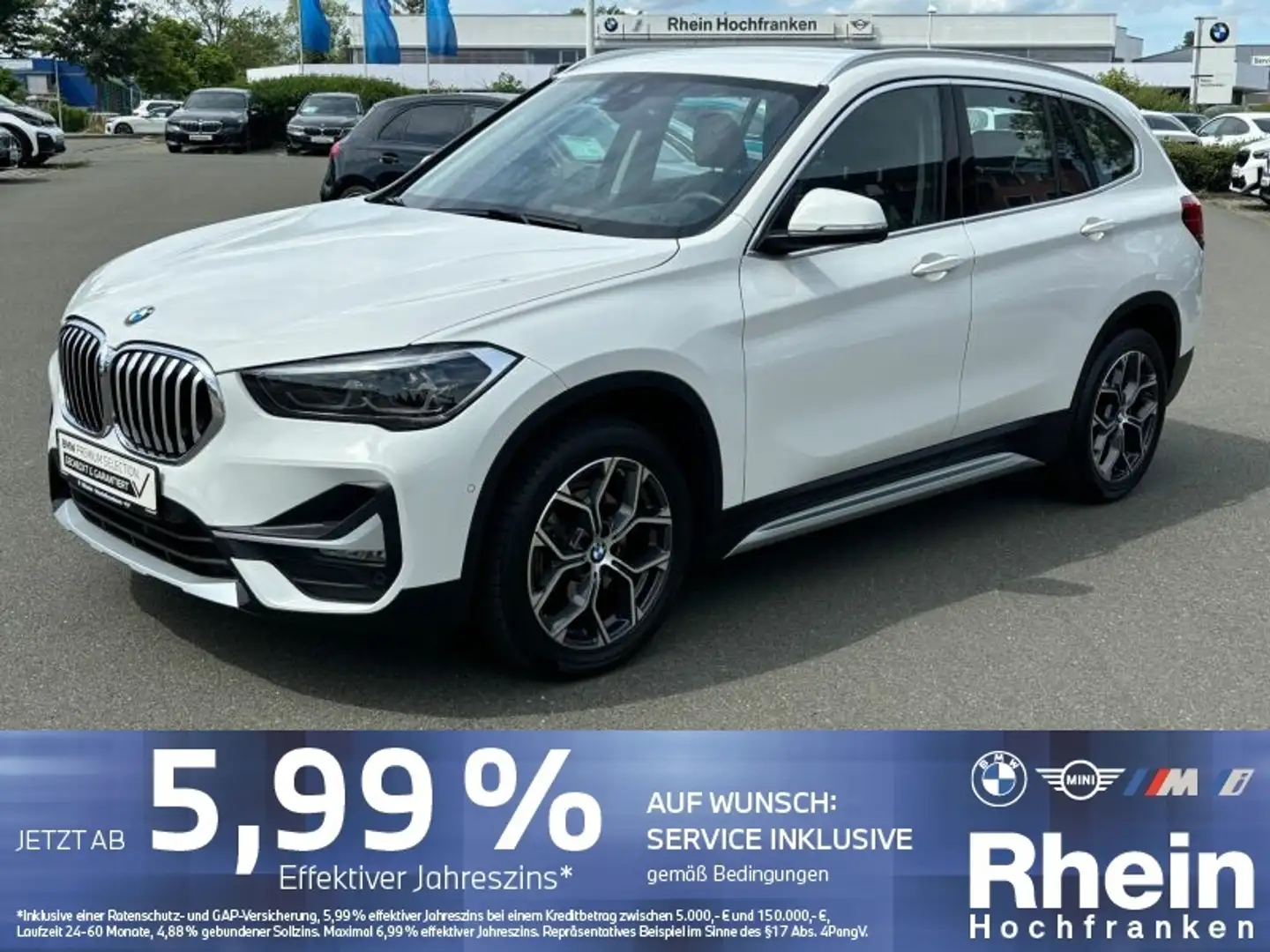 BMW X1 sDrive18i xLine LED NAVI LHZ APPLECARPLAY Blanco - 1