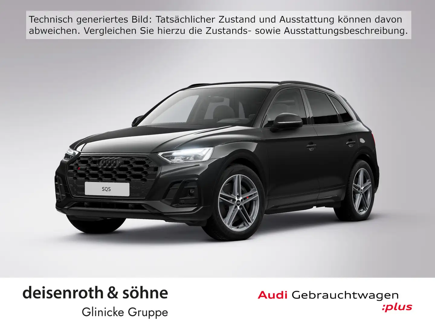 Audi SQ5 TDI AHK/Nav/ASI/sound/Assist/optik+/Business Schwarz - 1