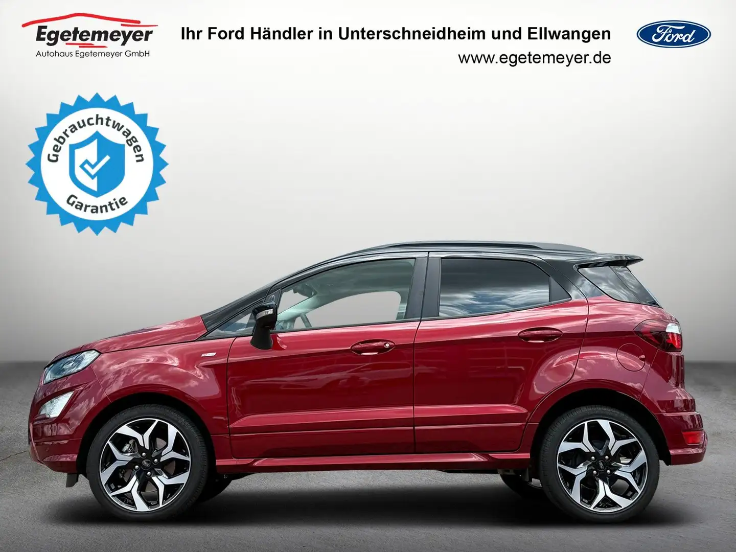 Ford EcoSport ST-Line AUTOMATIK NAVI BLIS RFK PDC DAB Rot - 2
