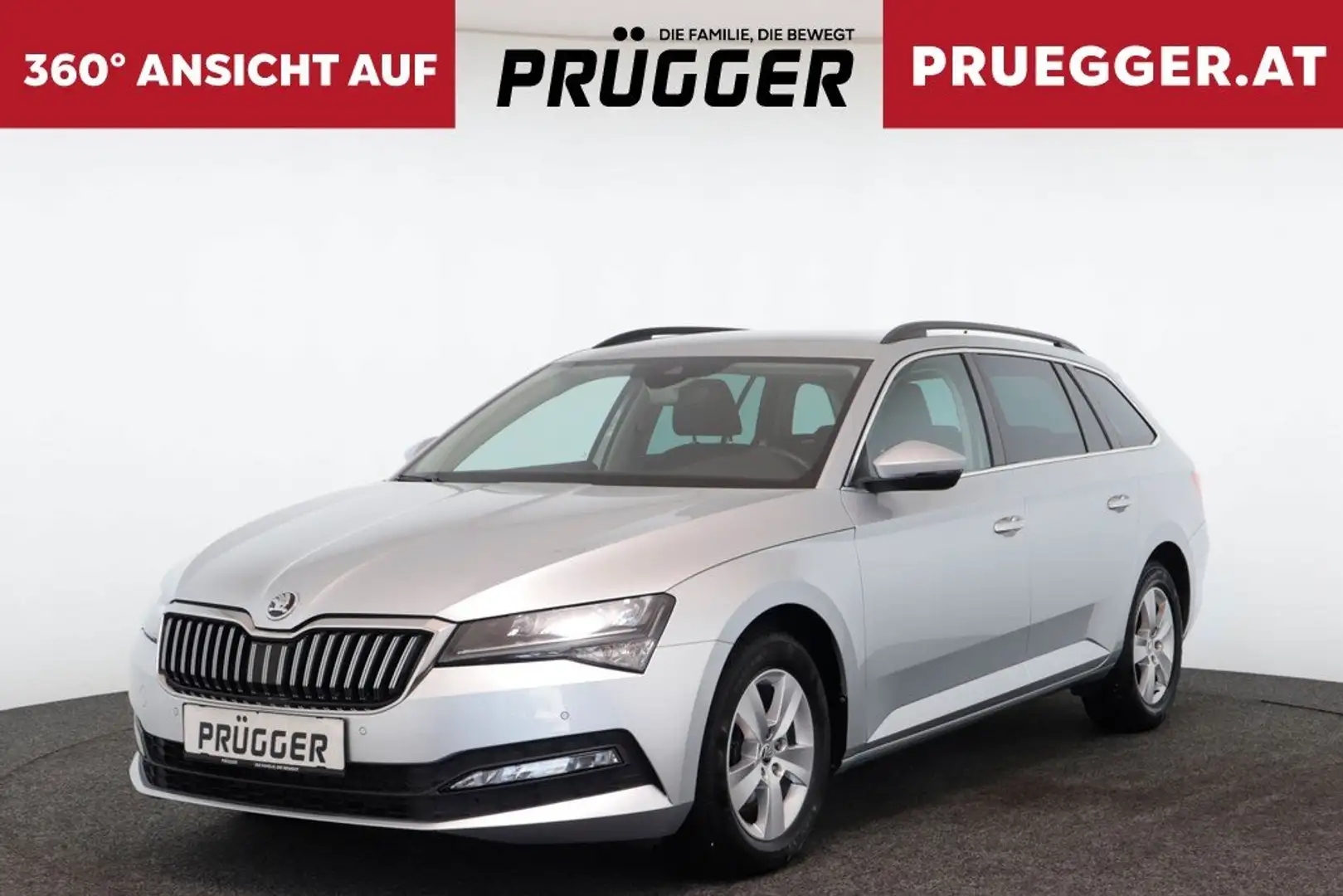 Skoda Superb Combi 2,0 TDI DSG AMBITION VIRTUAL NAVI LED Silber - 1