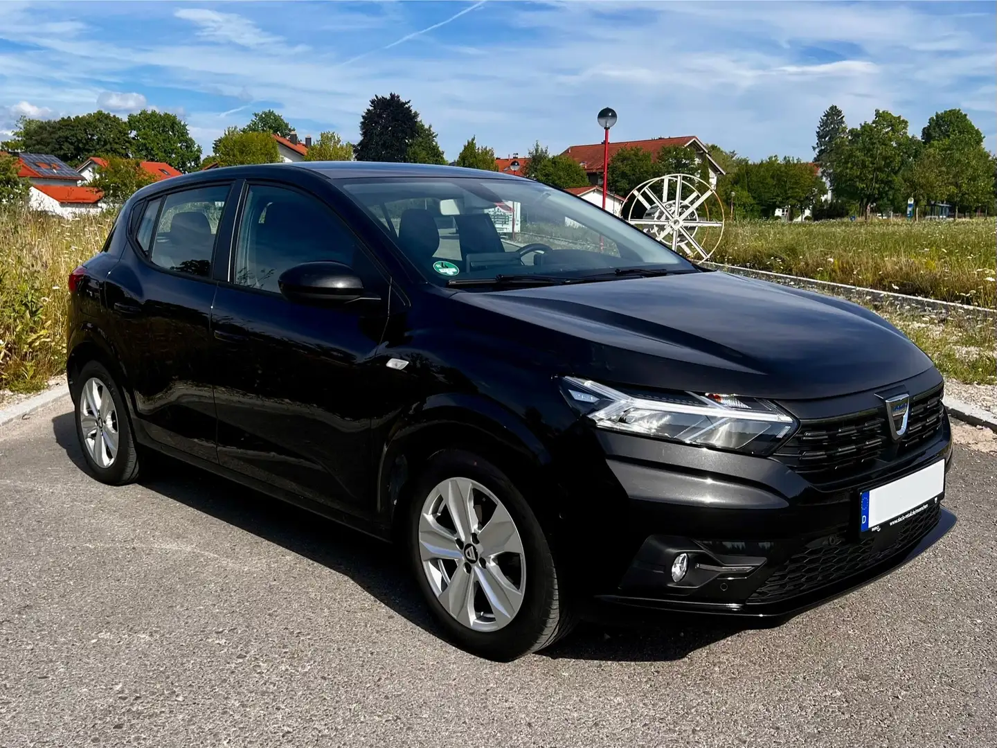 Dacia Sandero III TCe 100 ECO-G Comfort | Top Zustand | 1. Hand Schwarz - 2