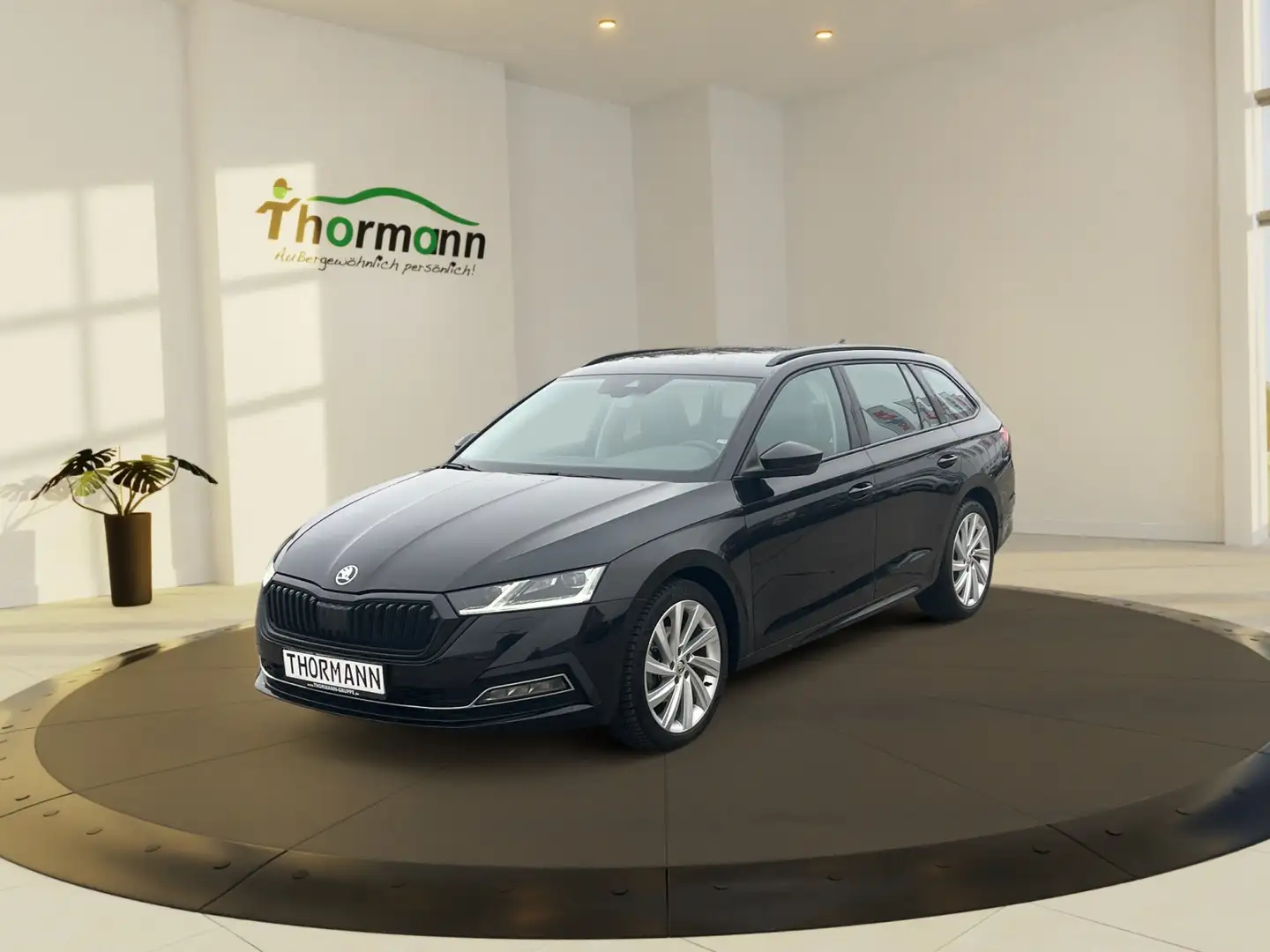 Skoda Octavia Combi 2,0 TDI DSG First Edition Navi LED Noir - 2