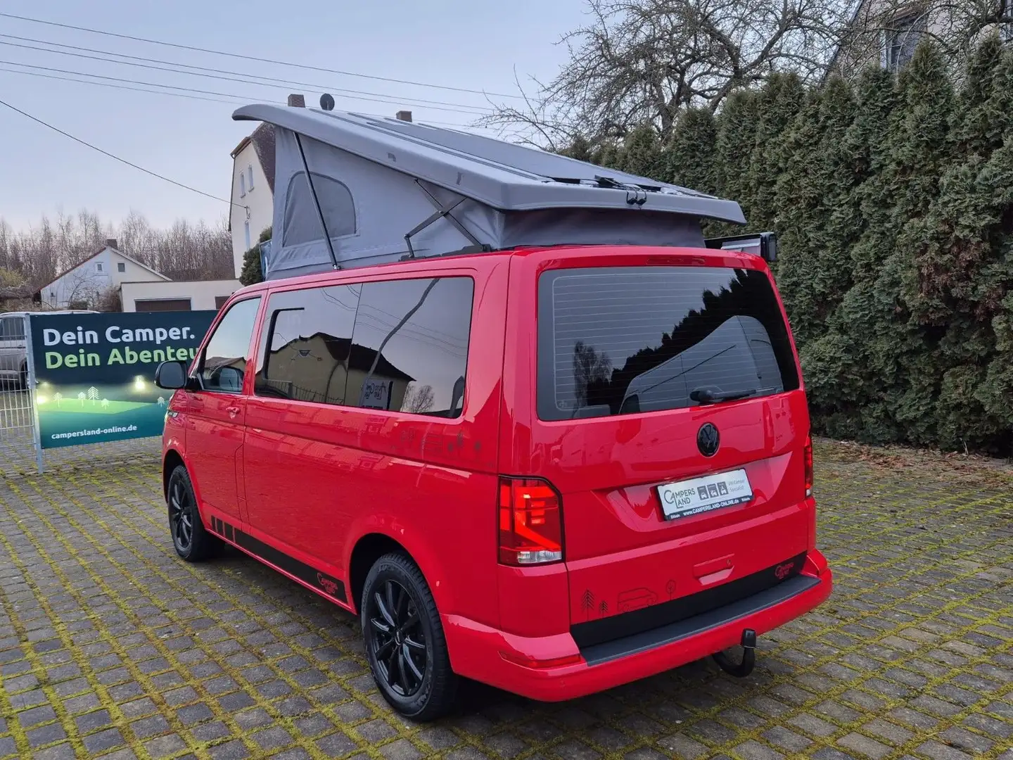 Volkswagen T6 California T6.1 Camper wie California Ocean Dach Küche NEU! Rot - 2