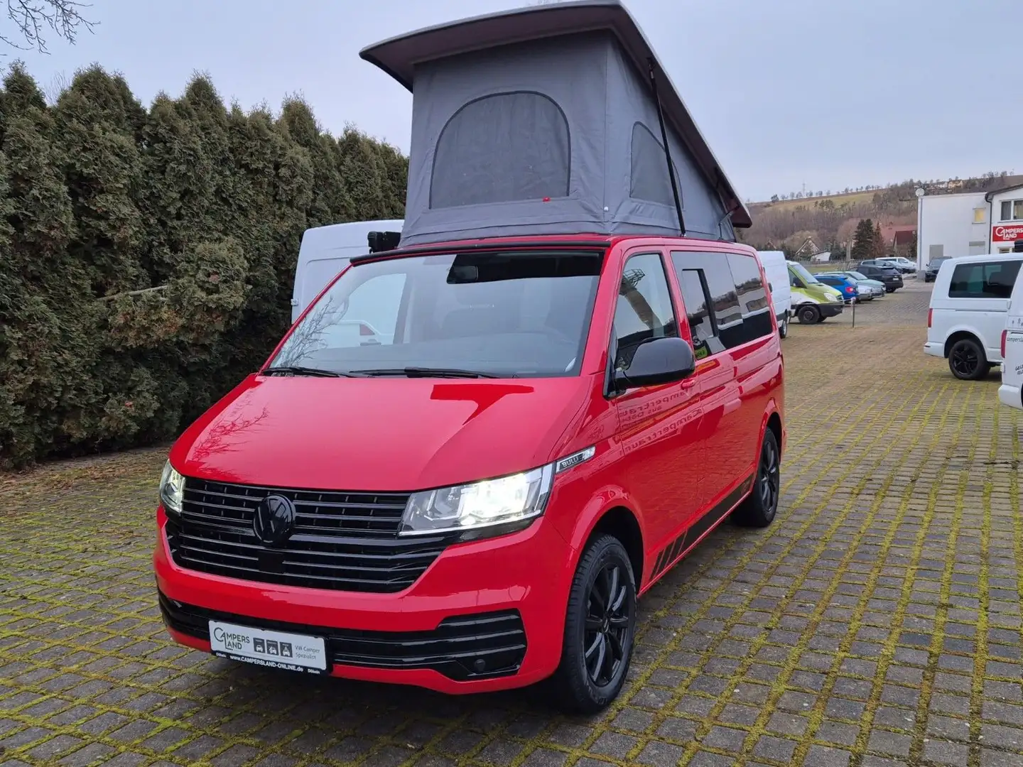 Volkswagen T6 California T6.1 Camper wie California Ocean Dach Küche NEU! Rot - 1