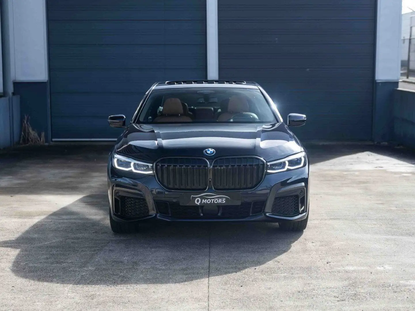 BMW 745 e-M-LED-360-KEYL-360-SOFTCL-HARM-MASSAGE-LASER-BTW Zwart - 2