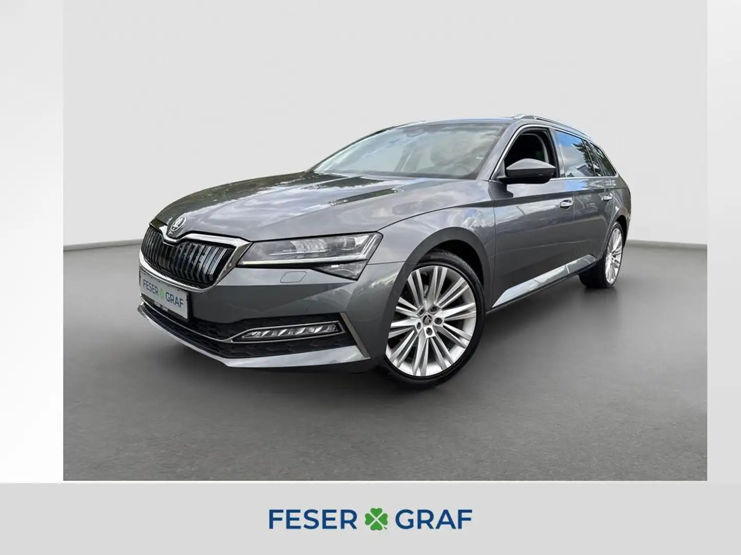 Skoda Superb Combi TSIe Hybrid DSG CANTON Standhzg AHK Grau - 1