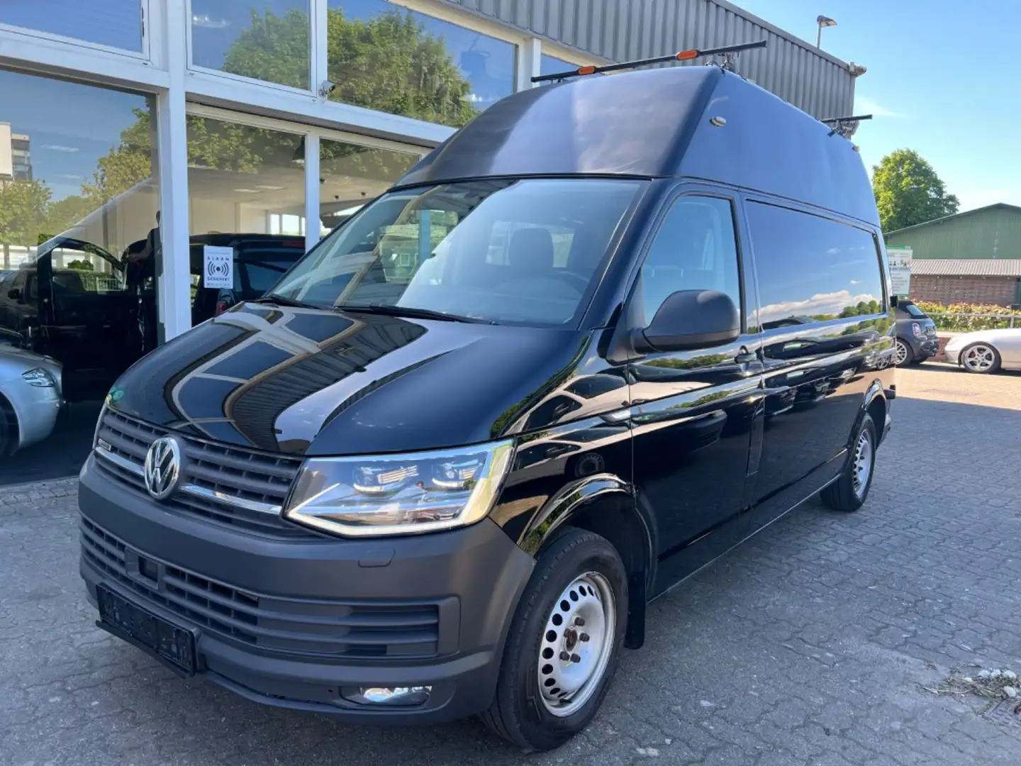Volkswagen T6 Transporter T6 TRANSPORTER 4MOTION HOCH&LANG DSG LED STANDHZ Negro - 1
