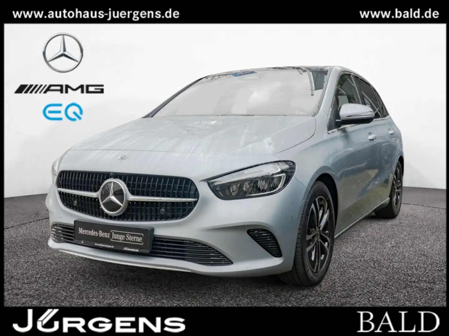 Mercedes-Benz B 180 Progressive/LED/Cam/Pano/AHK/Totw/Winter Silber - 1