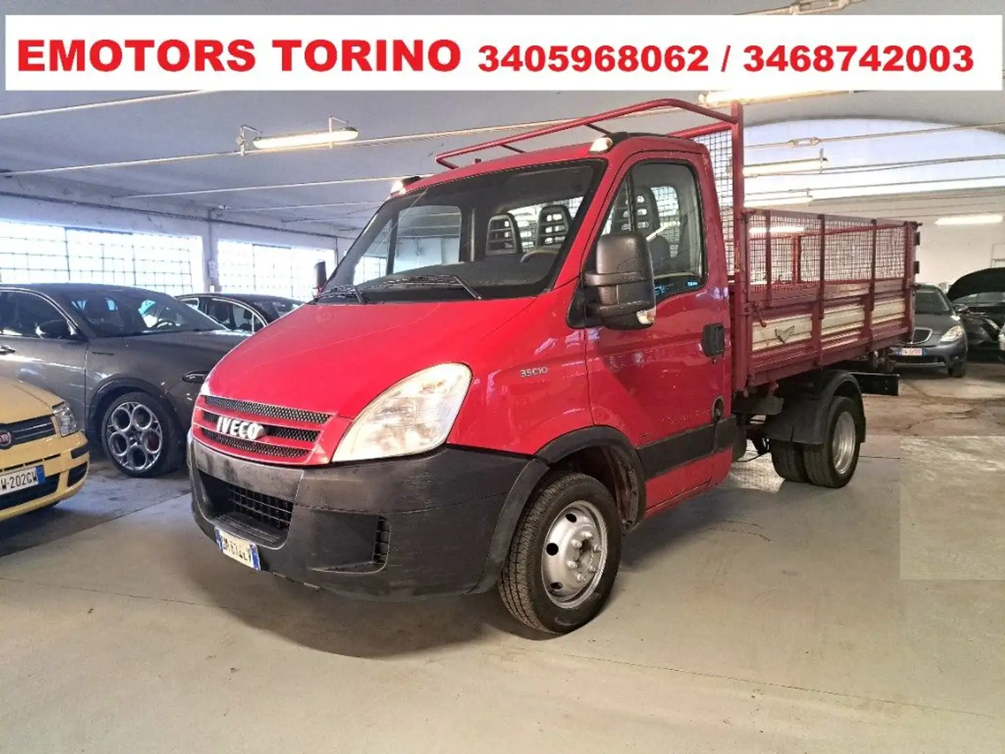 Iveco Daily 35C10 2.3 Hpi RIBALTABILE con SPONDE Rojo - 2