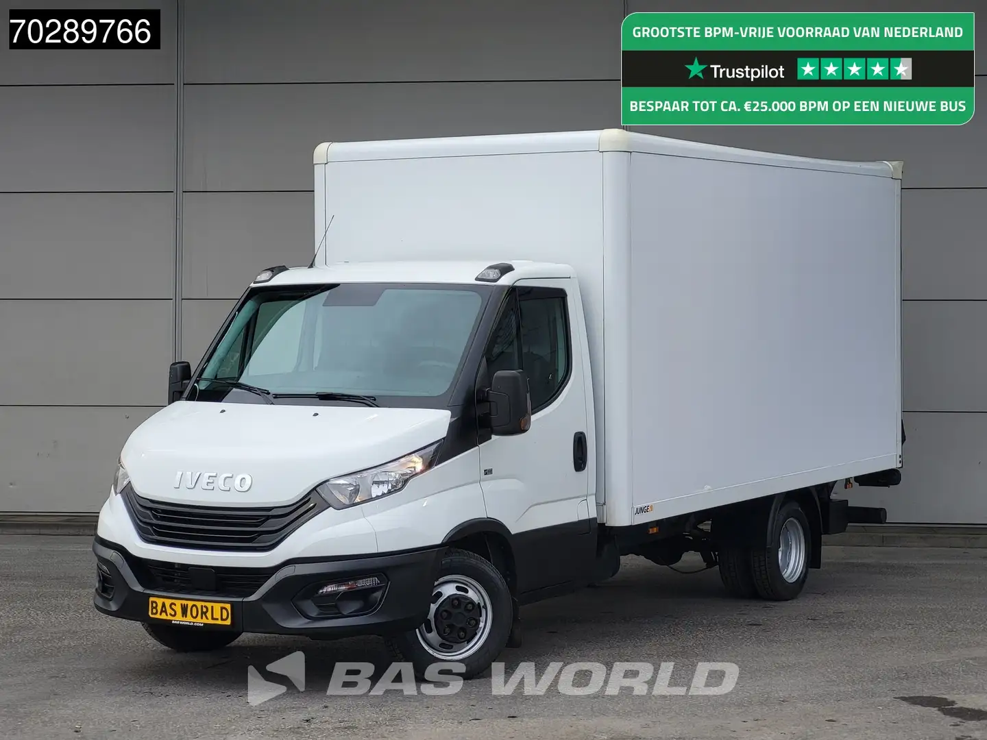 Iveco Daily 35C16 Laadklep Automaat Bakwagen 160PK Airco Euro6 Wit - 1