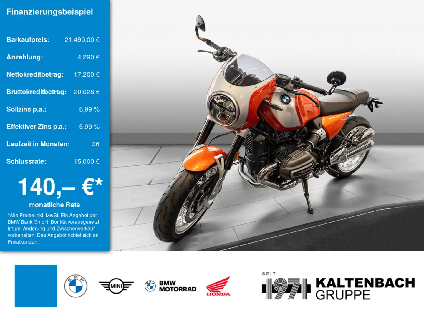 BMW R 12 S "Hommage an eine Legende" OPTION 719 Oranje - 1