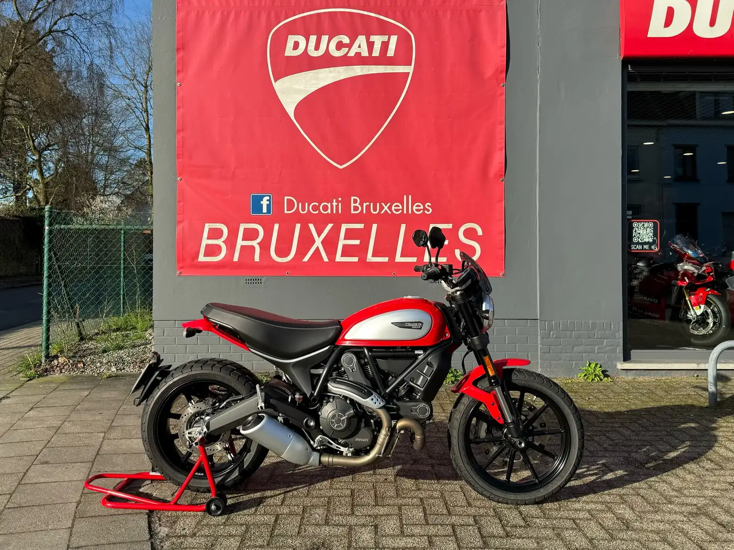 Ducati Scrambler 800 A2-Full | "Dépôt Vente" Rouge - 1