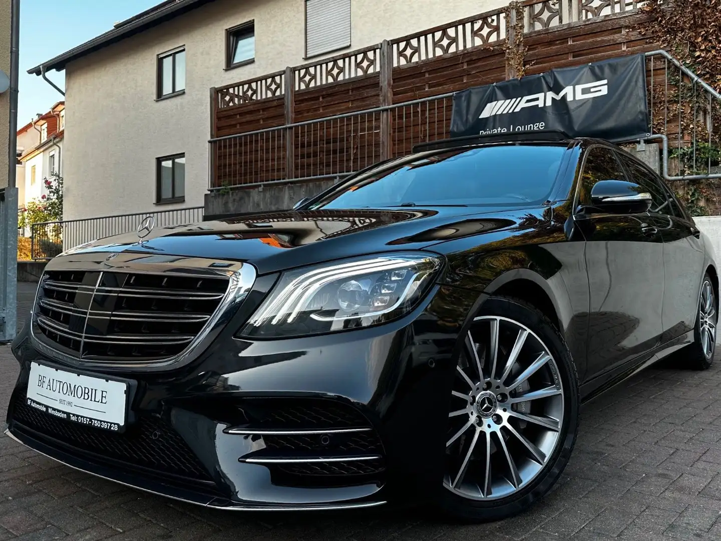 Mercedes-Benz S 350 d 4M 3x AMG LANG PANO*Sitzkl*360°*Softclos Noir - 1