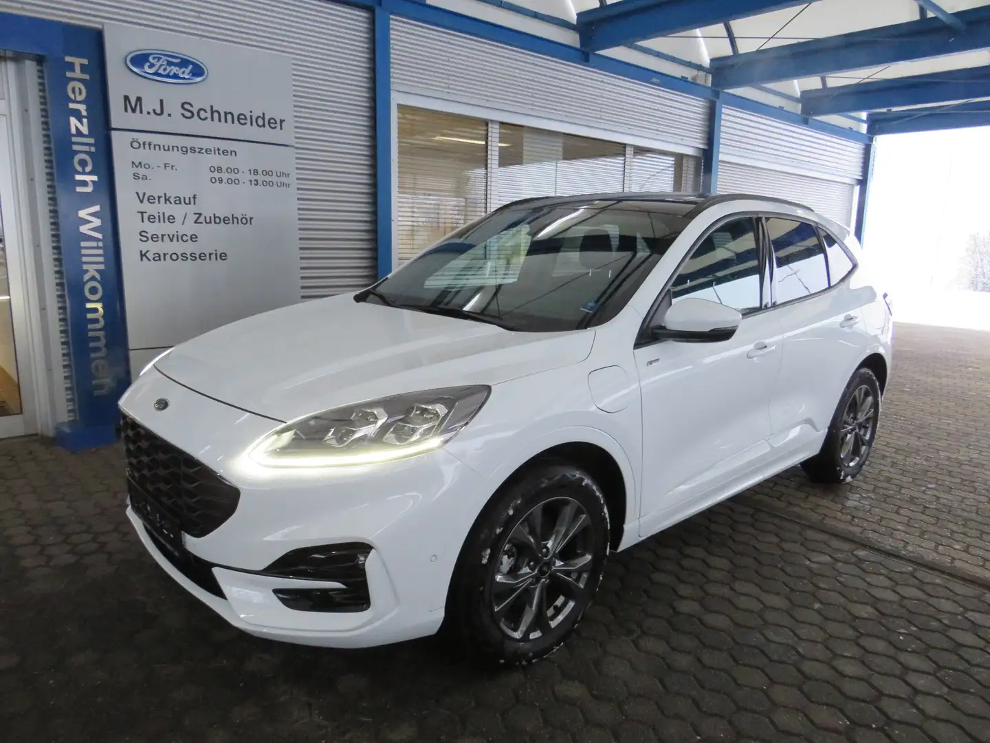 Ford Kuga Plug-In Hybrid ST-Line X Pano AHK abn. KameraFGS Blanc - 1