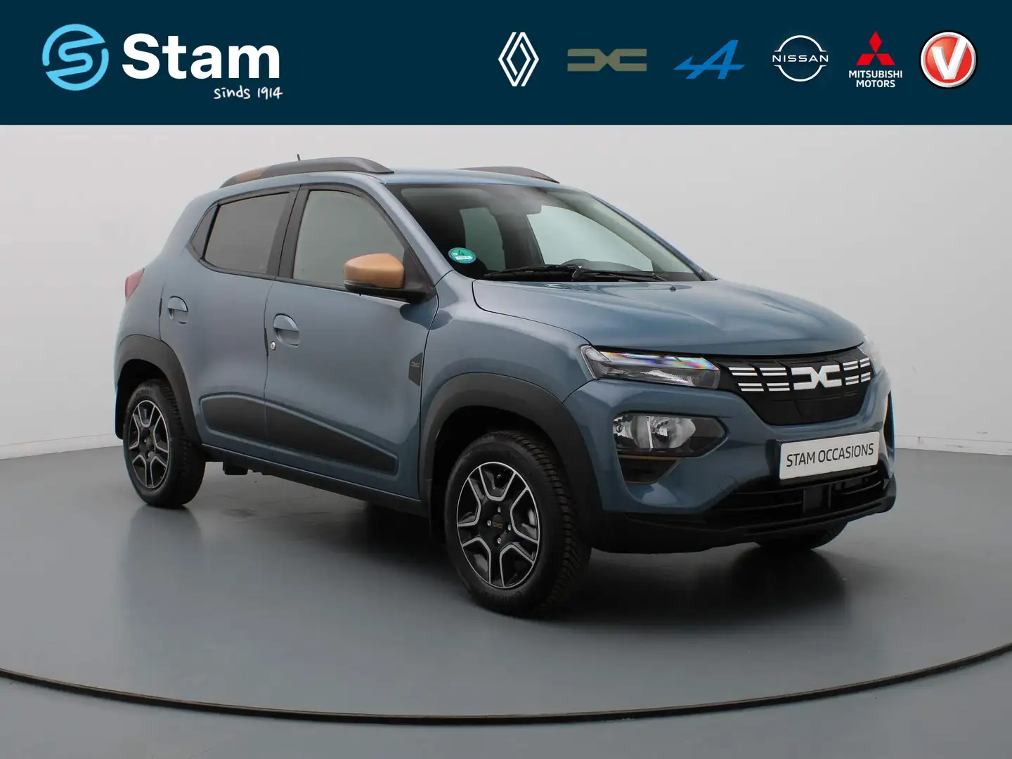 Dacia Spring Extreme 27 kWh Airco | Camera | Carplay | Navi | P Blauw - 1