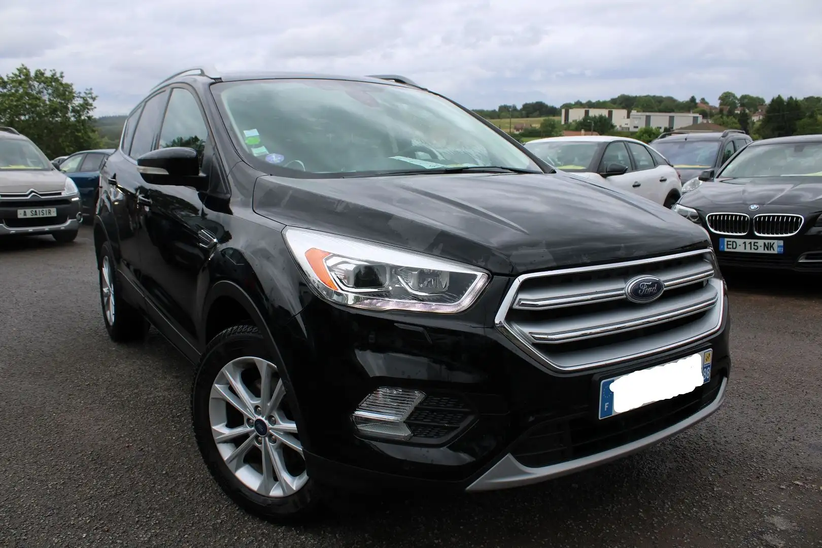 Ford Kuga TITANIUM 120 CV ECOBOOST GPS 3D CAMÉRA USB JA 17 PK ASSIST BLUETOOTH RÉGULATEUR Nero - 1