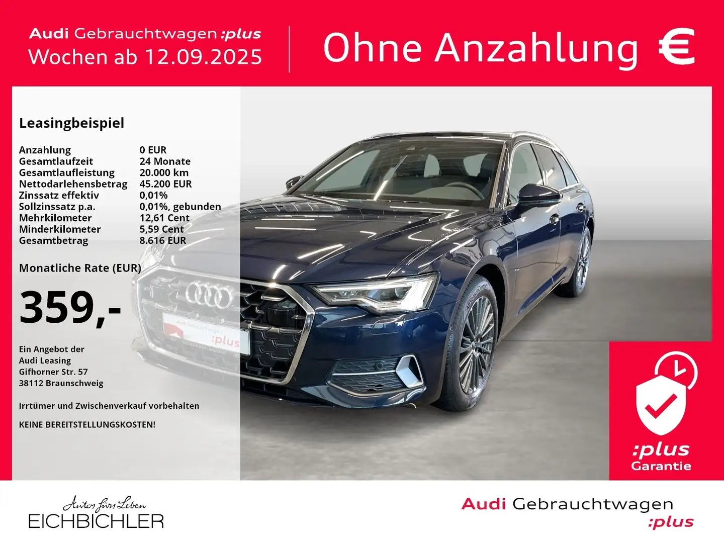 Audi A6 Avant 40 TDI quattro S tronic advanced ACC Blau - 1