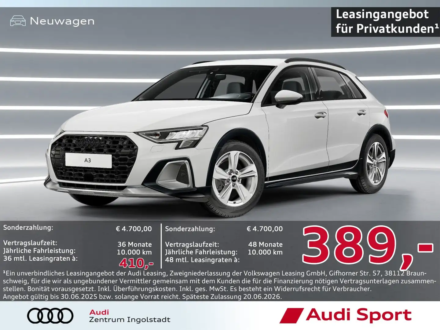 Audi A3 allstreet 35 TDI S tronic LED UPE 41.980,- Weiß - 1