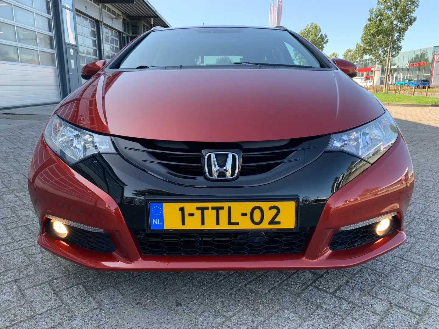 Honda Civic 1.6D NAP ! 2.Eigenaar NL-Auto Schowroomstaat Rood - 1