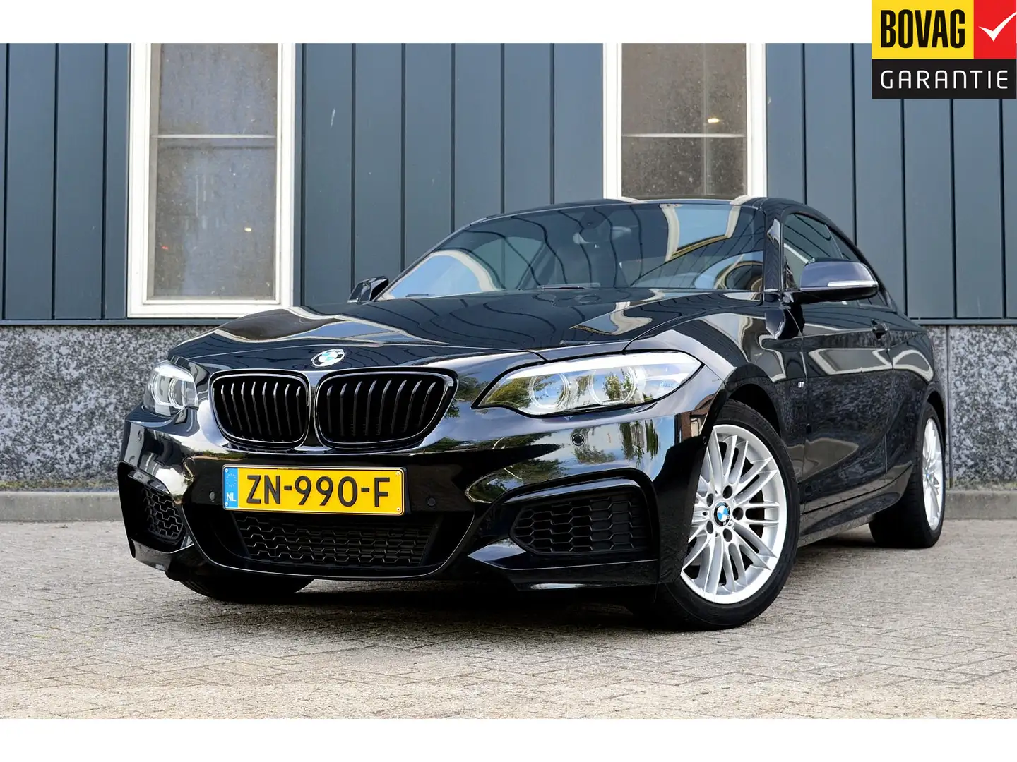 BMW 218 2-serie Coupé 218i M-Sport Rijklaarprijs-Garantie Zwart - 1